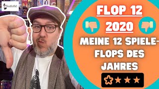 🤮Flop 12 Brettspiele 2020 Mein Flops des Jahres👎 [upl. by Anitsim473]