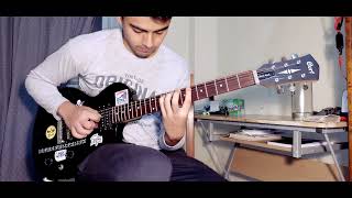 Jason Becker Serrana Arpeggios cover guitar with 22 frets [upl. by Clevey]