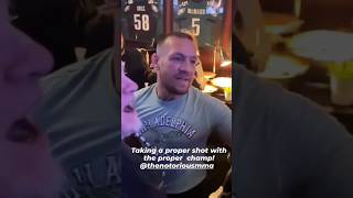 Conor McGregor is seen making a toast at Chickies and Petes mcgregor toast chickiesamppetes [upl. by Christin]