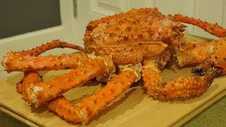 Alaskan King Crab  Spider Crab  ASMR  Mukbang  Eating Sounds [upl. by Philip]