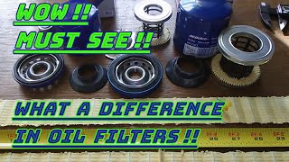 Acdelco Oil Filter Cut Open PF1127  Walmart Supertech ST6607 Oil Filter Cut Open Comparison [upl. by Tila515]