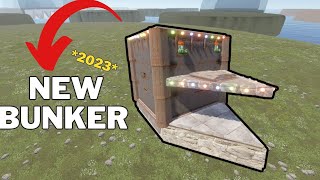 NOT WORKING easiest BUNKER META  Expandable Rust Base Design 2023 [upl. by Leonor632]