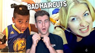 Reacting To The WORST Haircut Fails [upl. by Baniaz]