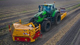 Onion harvest 2021  DeutzFahr Agrotron 6215 TTV amp MacLouis  Siebring Akkerbouw [upl. by Garlinda178]