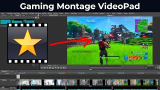 How To edit a gaming montage on videopad [upl. by Grissom]