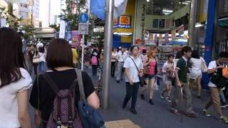 Ikebukuro Sanpo D Summer Late Afternoon Crowds 120831g [upl. by Lamdin463]