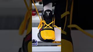 How to tie NIKE ZOOM KOBE 5 BRUCE LEE shoes nike basketball kobe [upl. by Stefan]