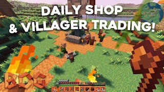 Building the Daily Shop amp Selling Bin  Minecraft BCG Modpack [upl. by Ocramed]