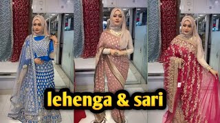 lehenga amp sari collection  New lehenga collection  New saree collection [upl. by Ehpotsirhc]