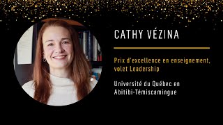 Cathy Vézina lauréate du Prix d’excellence en enseignement volet Leadership 2024 [upl. by Nocaed]