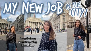 MY NEW JOB in London incl interview and salary guide [upl. by Indnahc]