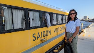 Waterbus adventure in Saigon Vietnam😍 [upl. by Nylavad729]