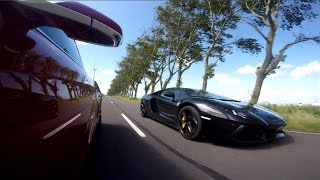 Tesla Model S P90D vs Lamborghni Aventador LP7004 [upl. by Ecinert562]