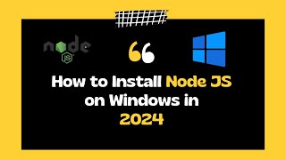 Node JS Download for Windows 11  Step by Step [upl. by Leah]