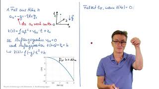 Physik Mechanik Vorlesung Kapitel 3 Wurfbewegungen [upl. by Pearse]