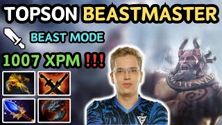 🔥 736b TOPSON BEASTMASTER Midlane Highlights 🔥 1007 XPM Rushing Aghanim  Dota 2 [upl. by Gildea]