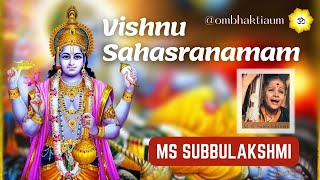 Vishnu Sahasranamam  MS Subbulakshmi  lyrics [upl. by Layman]