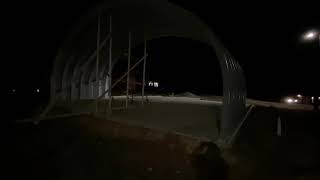 SteelMaster Quonset Hut Workshop Build Progress Video 1 [upl. by Yzeerb]