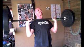 60kg military press 12 reps [upl. by Cudlip623]