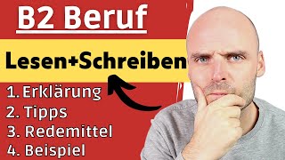 B2 Beruf Prüfung  Lesen  Schreiben [upl. by Anerol]