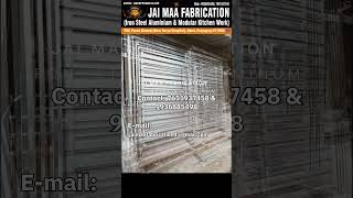 New Double And Mini door Iron amp Steel mix gate  Jai Maa Fabrication gatehardware multigate [upl. by Haram676]