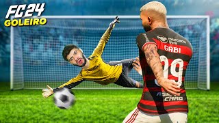 O CONFRONTO FINAL CONTRA O GABIGOL NO MODO CARREIRA GOLEIRO DO FC 24 [upl. by Rici]