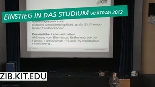 Einstieg in das Studium an der Uni  wie kann das erfolgreich gelingen Vortrag am KIT [upl. by Odnavres]