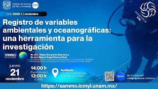 Registro de variables ambientales y oceanográficas una herramienta para la investigación [upl. by Beatriz922]