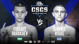 Combat Strike 9 Firdaus Barakaev vs Giannis Rigas Full Fight [upl. by Norek]