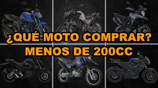 MOTOS POR DEBAJO DE LOS 200CC MIS RECOMENDADAS PAGAN SOAT MÁS BARATO [upl. by Arondell]