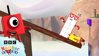 Master Balancing Numbers Higher or Lower  Learn to count  Maths game for Kids  Numberblocks [upl. by Paquito]