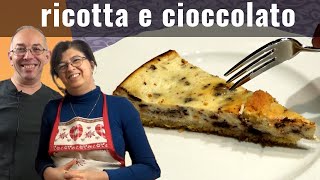 Crostata di ricotta e cioccolato con ricetta di pasta frolla per crostata [upl. by Aicatsal991]