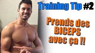 💡 Une astuce pour prendre des BICEPS  Training TIP 2 [upl. by Eram982]