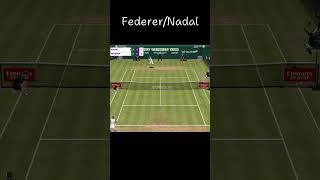 Tennis Elbow 2013 10j Federer vs Nadal on Grass [upl. by Halimeda702]