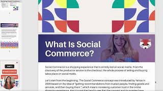 Mastering Social Commerce Ebook Introduction by Juphy [upl. by Yrokcaz]