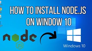 How to Install Nodejs and NPM on Windows 10  2022 Update [upl. by Tseng344]