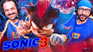 SONIC THE HEDGEHOG 3 TRAILER REACTION Shadow  Knuckles  Jim Carrey  Keanu Reeves [upl. by Arhat]