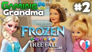 ELSA FROZEN Free Fall  Gaming with Grandma 2 [upl. by Swayne697]