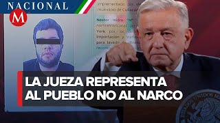 quot¡Esto es chuecoquot AMLO critica a jueza de CdMx por evitar extradición de ‘El Nini’ [upl. by Yerag334]