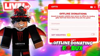 🔴LIVE🔴💸DONATING EVERYVIEWER ROBUX💸 plsdonate robuxgiveaway roblox [upl. by Platus]