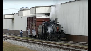 Steam Locomotive Switches out Modern Industries [upl. by Artnoed]