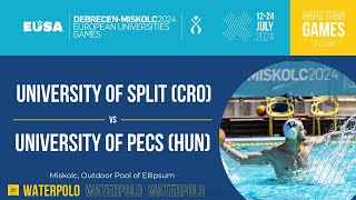 Water polo Men  University of Split CRO  University of Pecs HUN [upl. by Prakash587]