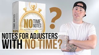 No Time Notes for Xactimate [upl. by Naehs]