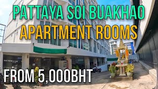 PATTAYA SOI BUAKHAO APARTMENT ROOM HIGH SEASON REVIEW  RCon Blue Ocean  FROM 5000BHT PER MONTH [upl. by Ling]