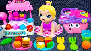 9 Minutes Satisfying with Unboxing amp Review Miniature Baby Alive Snacks Set Kitchen Toys ASMR [upl. by Reahard832]