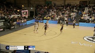 Newcastle Eagles vs Manchester Basketball  Game Highlights [upl. by Marilyn]