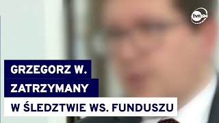 Grzegorz W zatrzymany ws Funduszu Sprawiedliwości Jego firma opłacała reklamy Mateckiego TVN24 [upl. by Idnar]