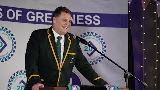 Rassie Erasmus honorary doctorate acceptance speech [upl. by Attebasile]