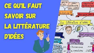 LA LITTÉRATURE DIDÉES  ce qu’il faut savoir pour le BAC de français et pour BRILLER en société [upl. by Roee]