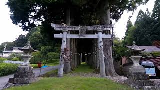 浪合神社・尹良親王墓 長野県阿智村浪合字宮ノ原 [upl. by Romanas264]